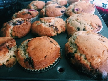 Chocolate and Berry Muffins